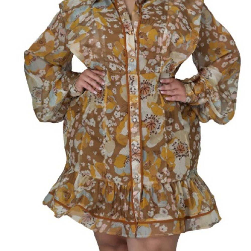 Floral Ruffle Dress